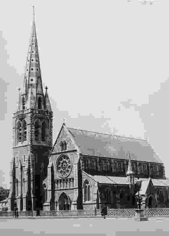 Christchurch Cathedral, c. 1881, approved for partial demolition.