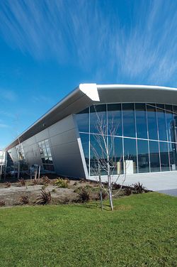 Kingspan Architectural Wall Panels used at the Schiavello Headquarters, Victoria, by Rijavec Architects. Photograph Steve Turner.