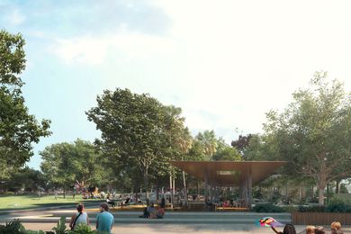 Riverside Open Space by Hassell.