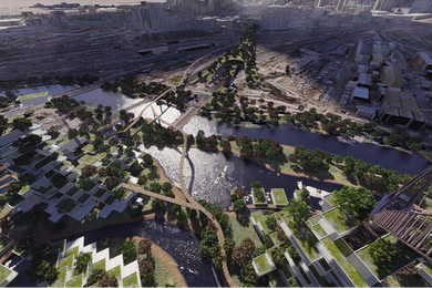 Water Housing and Factory, a proposal by Yasar Demirkol and Brahn Smillie-Fearn, Monash University.