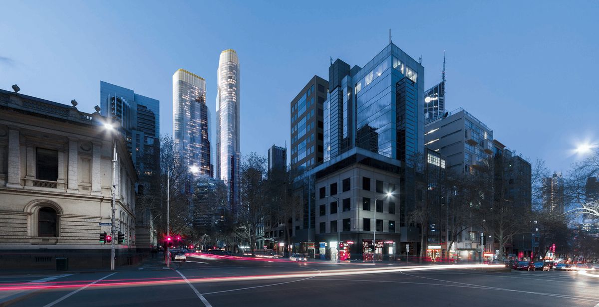 80 Collins St Melbourne CBD: Still Light - e-architect