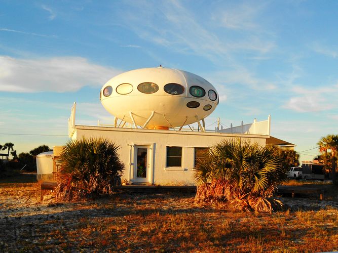 Call to heritage list prefabricated UFO house | ArchitectureAu