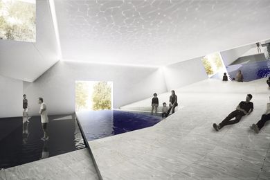 The Pool exhibition proposal for 2016 Venice Architecture Biennale by Aileen Sage and Michelle Tabet.