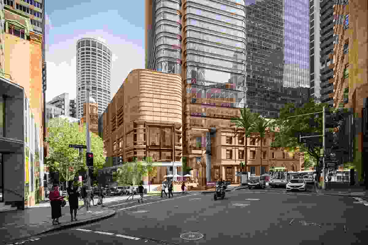 Hunter Street East over-station development proposed by Sydney Metro.