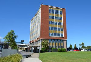 The existing Ryde Civic Centre by Leslie J. Buckland and C. Druce.