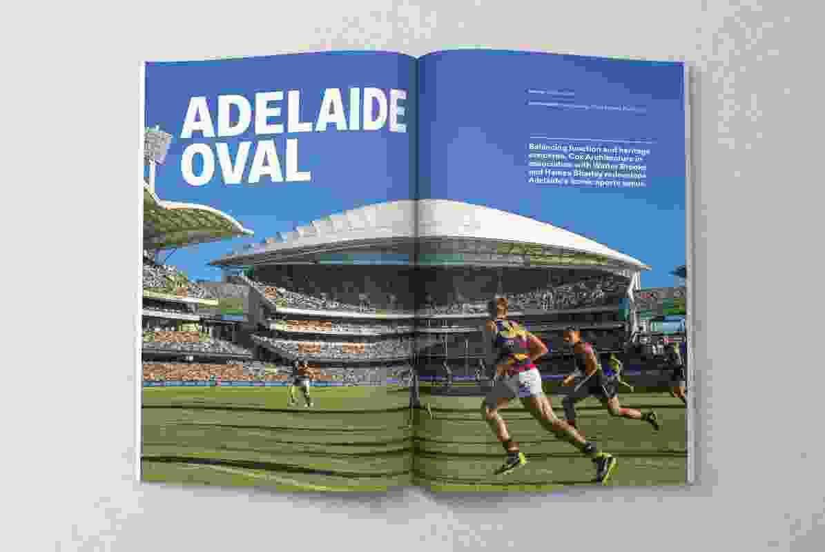 Adelaide Oval Redevelopment by Cox Architecture in association with Walter Brooke and Hames Sharley.
