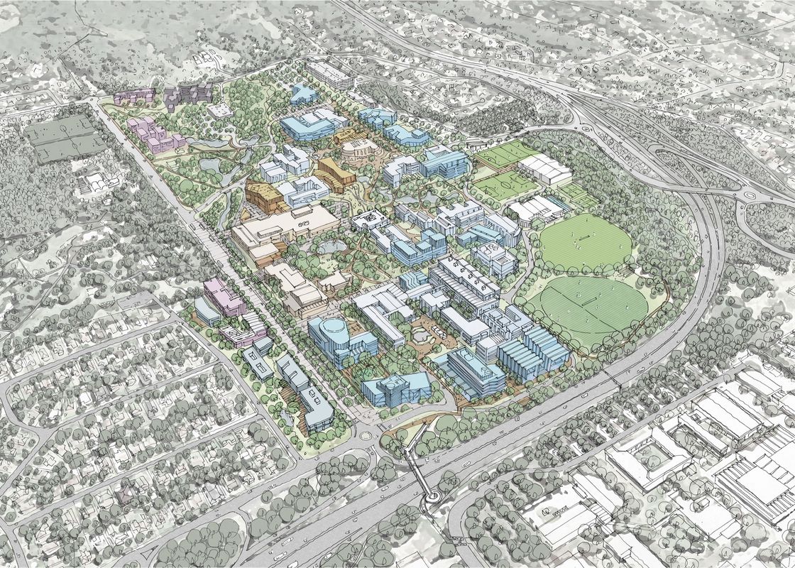 University of Wollongong reveals Wollongong campus masterplan ArchitectureAu