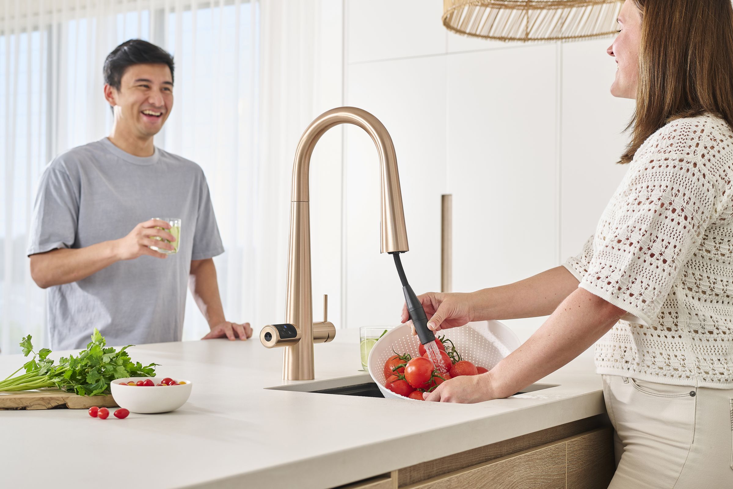 HydroTap Celsius Plus All-In-One Pull-Out tap by Zip Water | ArchitectureAu
