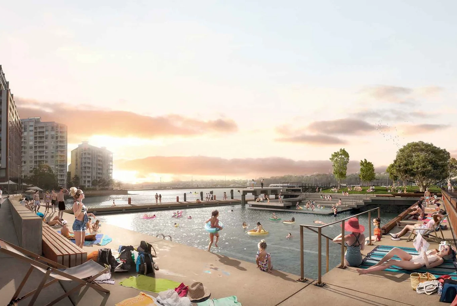 Rehabilitation of Sydney Harbour in the future could create more opportunities for recreation on the foreshore.