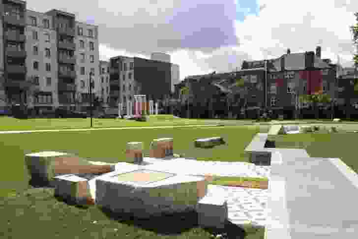 Altab Ali Park, Whitechapel, by Muf Architecture/Art (2011)