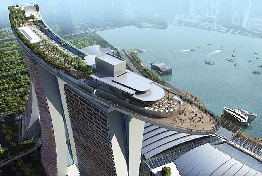 WAF Singapore venue, Marina Bay Sands Resort by Safdie Architects.