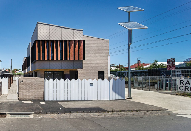 Coburg Townhouses by Schored Projects for Women's Property Initiatives.