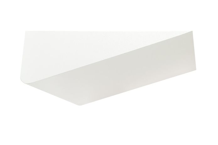 Wedge linear halogen wall light.