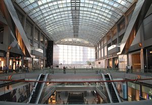 Marina Bay Sands shopping centre: killer escalators.