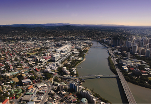 Brisbane's South Bank precinct.