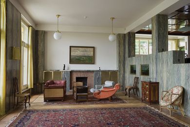 Adolf Loos, Villa Müller (1928–1930), Prague. Large salon.