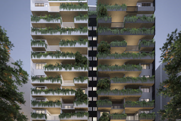 Flexible build-to-rent tower proposed for Brisbane | ArchitectureAu