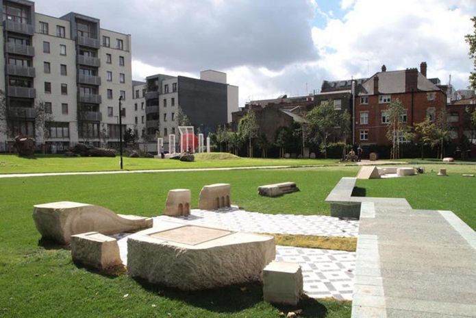 Altab Ali Park, Whitechapel, by Muf Architecture/Art (2011)