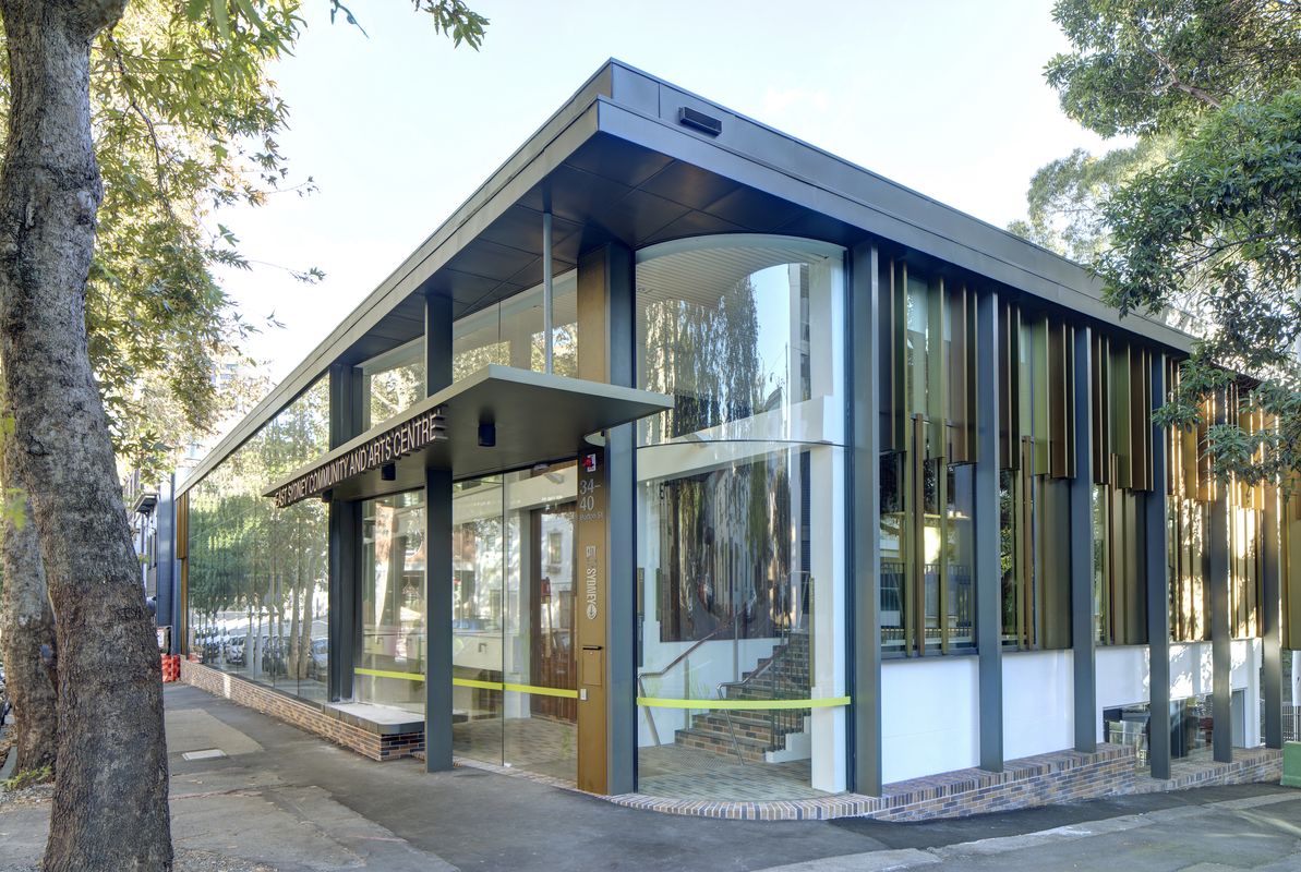 The East Sydney Community Centre by Lahznimmo Architects.