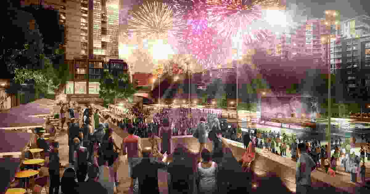 River Square will be designed to hold up to 10,000 people for significant public events such as New Years celebrations.
