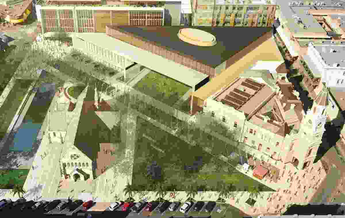 The proposed Kings Square redevelopment (design competition won by Kerry Hill Architects in 2013).