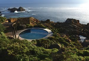 At the Bahia Azul Garden in Chile, plants were selected for their suitability to the tough coastal soil and weather conditions