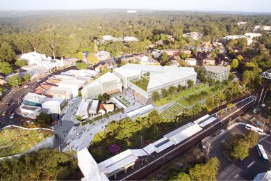 Turramurra Community Hub Masterplan by CHROFI in association with Ku-ring-gai Council.