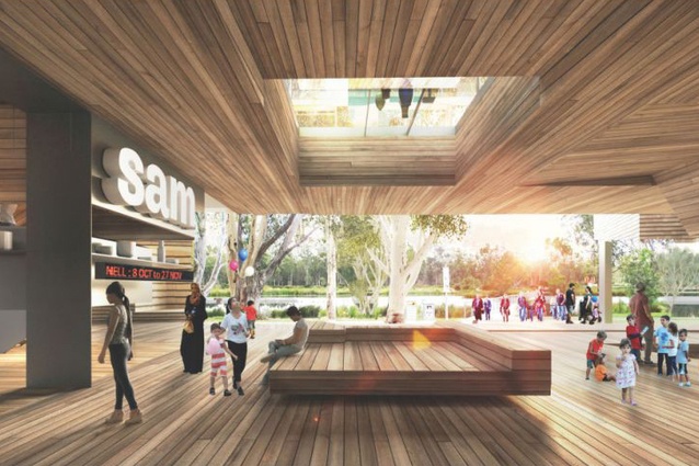 John Wardle Architects' design for the new Shepparton Art Museum.