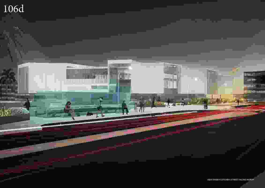 Proposal for the new Frankston railway station by Genton.