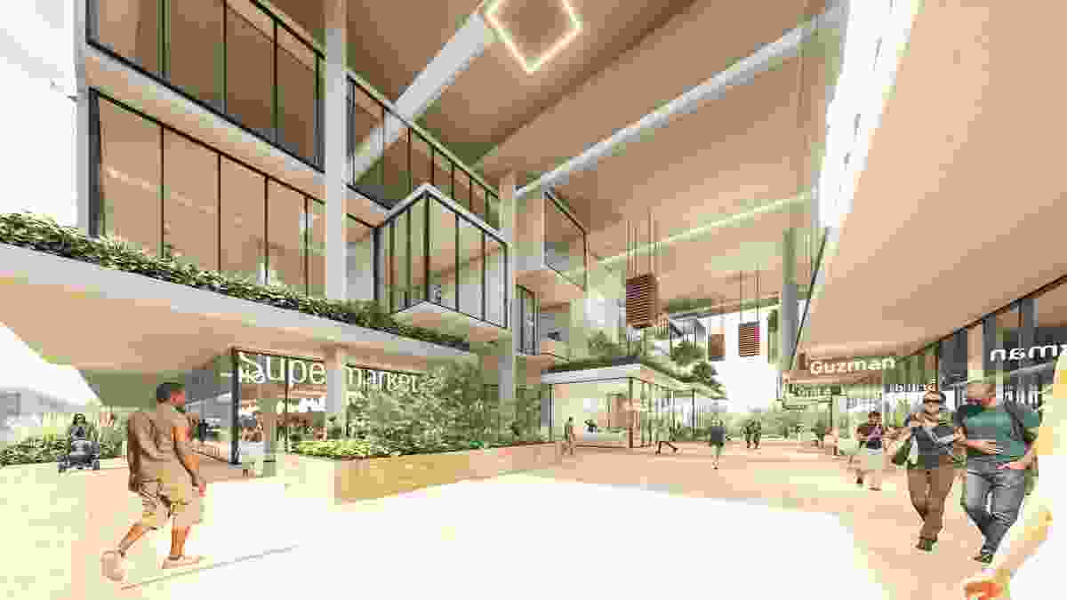The proposed retail building by Bureau Proberts.