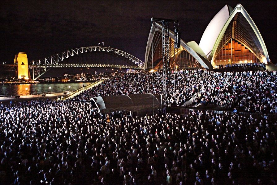 The Sydney Opera House, cultural cornerstone of the city.