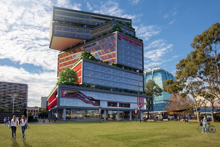 Proposed WSU Bankstown City Campus by Lyons.