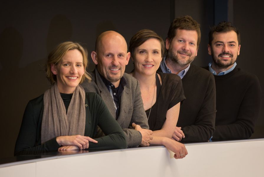 From left: Abbie Galvin, principal at BVN Architecture; Jon Clements (chair), Immediate Past National President of the Australian Institute of Architects and director at Jackson Clements Burrows; Fenella Kernebone, freelance curator/producer/journalist; Stuart Vokes, director at Vokes and Peters; and Rodney Eggleston, founding director of March Studio.