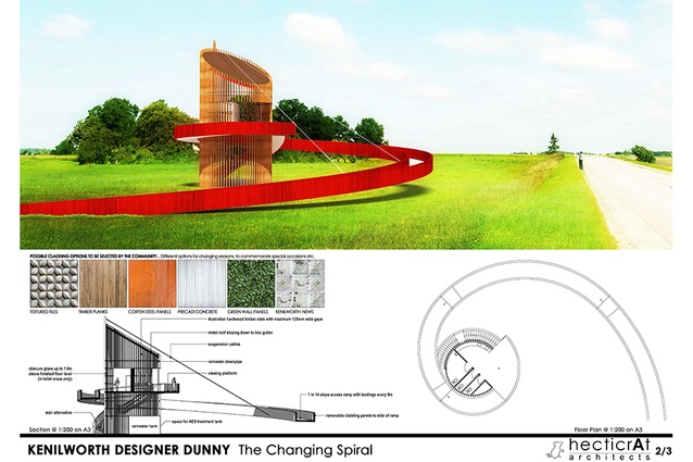 The Changing Spiral by Hecticrat Architects.