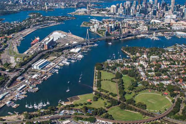 Urban Growth NSW is leading the redevelopment of Sydney's Bays Precinct, a significant project representing 95 hectares of government-owned land and 94 hectares of waterways. 