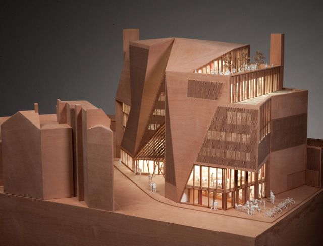 Model for The London School of Economics Student Centre.