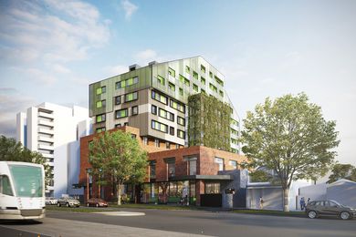 The VincentCare Homeless Resource Centre and Housing Project in Melbourne, designed by MGS Architects.