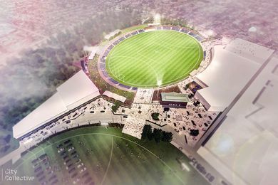The South Australian government has announced it will commit $15 million toward the new Adelaide Football Club grounds at Thebarton Oval.