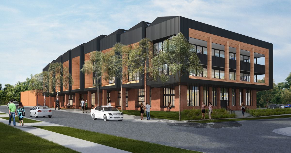 WMK Architecture designs Latrobe Govhub ArchitectureAU