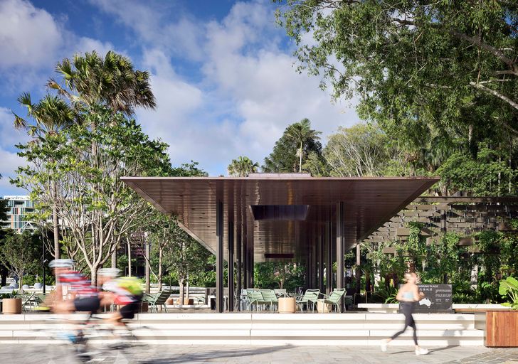 The Hayes and Scott Award for Small Project  Architecture: Riverside Green South Bank Parklands by Hassell.