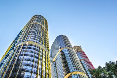 International Towers at Barangaroo by Rogers Stirk Harbour and Partners.