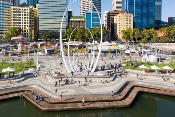 Elizabeth Quay by Metropolitan Redevelopment Authority, ARM Architecture and Taylor Cullity Lethlean. 