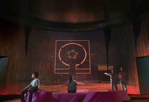 Australia's exhibition for the 2020 Venice Architecture Biennale, In Between. Creative directors: Tristan Wong and Jefa Greenaway.