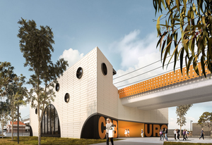 Coburg Station by Wood Marsh.