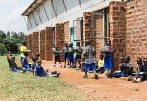 The ClarkeHopkinsClarke-designed One Heart Village in Turbo, Kenya.