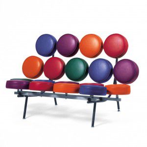 George Nelson’s iconic Marshmallow Sofa.