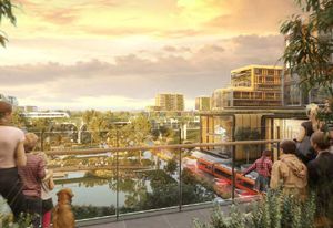 Artist’s Impression of the Aerotropolis Core centre.