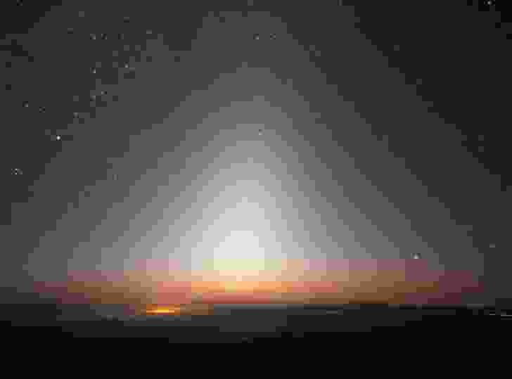 Zodiacal light over La Silla.