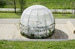 LAVA, Janet Laurence create membrane-wrapped 'medicinal garden' pavilion