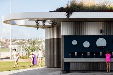 North Bondi Amenities by Sam Crawford Architects with Lymesmith.